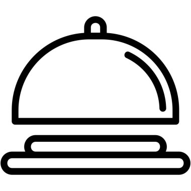 Restoran yemeği. Basit tasarım