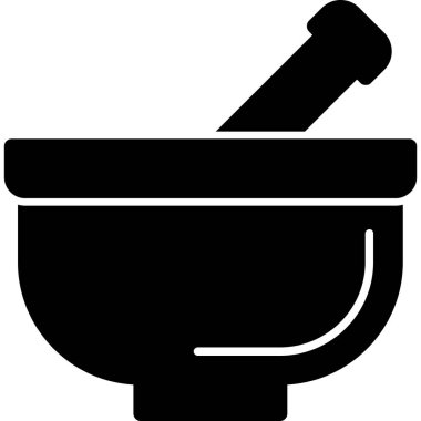 Sağlıklı yemek kasesi simgesi