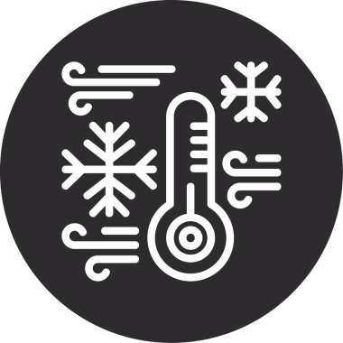 Termometre. Web simgesi basit tasarım