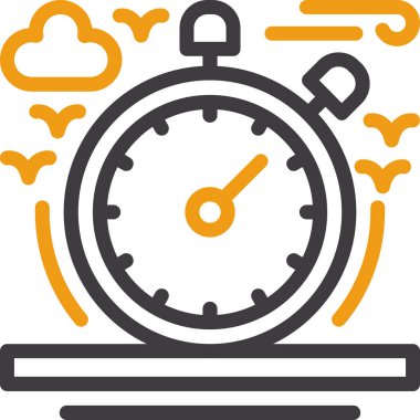 Alarm saat veri simgesi doldurulmuş özet biçimi