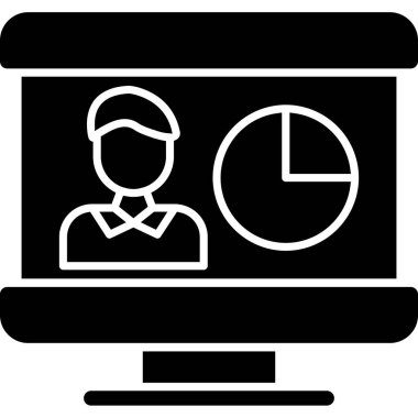 iş simgesi vektör illüstrasyonu