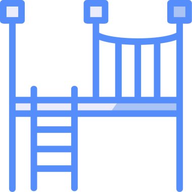 Çit. Web simgesi basit illüstrasyon