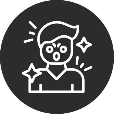 Parti. Web simgesi basit tasarım