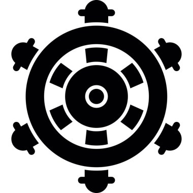 Teçhizat Web simgesi basit illüstrasyon