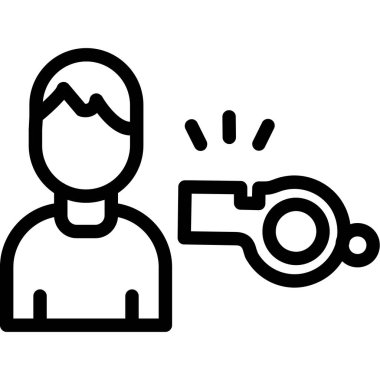 Kamera ikonu olan adam. Beyaz arkaplanda izole edilmiş web tasarımı için kamera vektör simgesine sahip ana hatlı adam