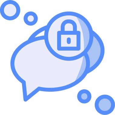 İleti simgesini ana hatlar biçiminde kilitle