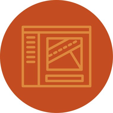 seo modern simgesinin vektör illüstrasyonu