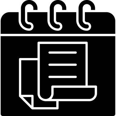 Belge. Web simgesi basit illüstrasyon