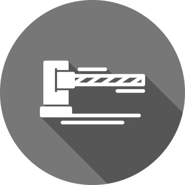 Mikroskop simgesinin vektör çizimi