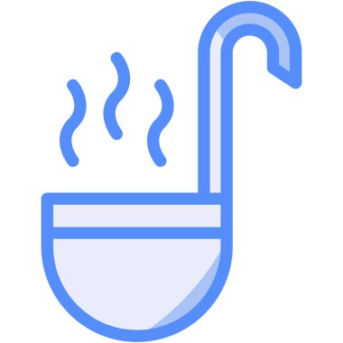 Kahve fincanı ikonu doldurulmuş - taslak biçiminde