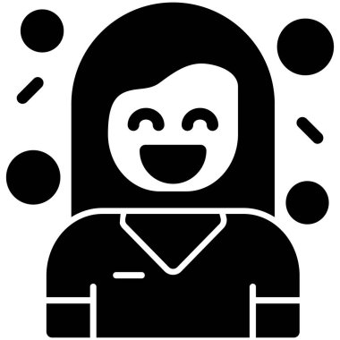 Yıldızlı kadın yüzü