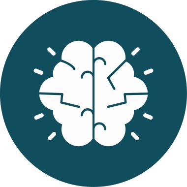 Bir fikrim var. Web simgesi basit illüstrasyon