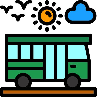 taşıma simgesi vektör illüstrasyonu, vektör