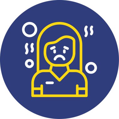 Ağlıyor. Web simgesi basit tasarım