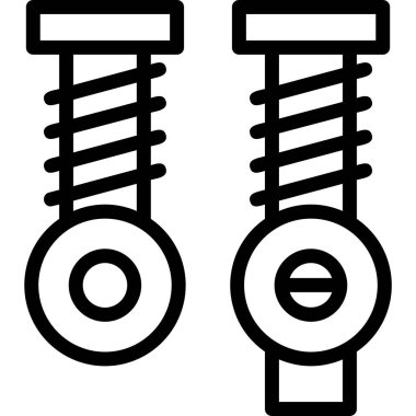 araba motoru tamir simgesi, vektör illüstrasyonu