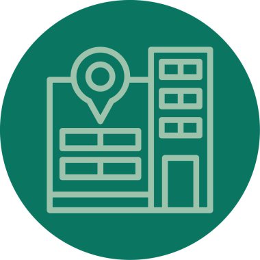 konum haritası pin simgesi