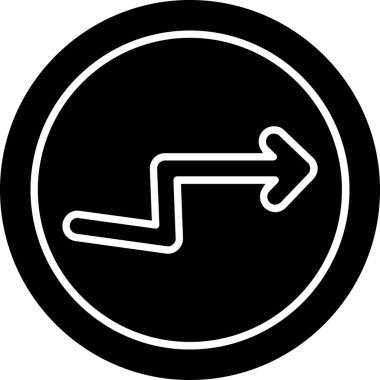 ok simgesinin vektör illüstrasyonu