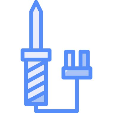 fırça. Web simgesi basit illüstrasyon