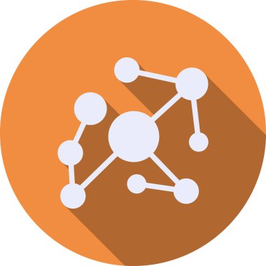 şebeke. Web simgesi basit illüstrasyon