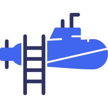 Gemi simgesi vektör illüstrasyonu