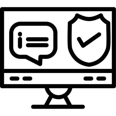 İnternet kontrol simgesi. Beyaz arkaplanda izole edilmiş web tasarımı için internet kontrol vektör simgesi