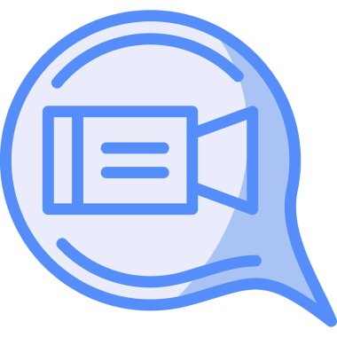 konuşma balonu simgesi, vektör illüstrasyonu