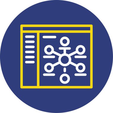 seo modern simgesinin vektör illüstrasyonu