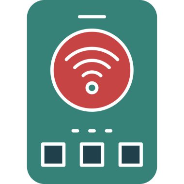 wifi simgesi vektör illüstrasyonu