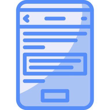 - Telefon. Web simgesi basit illüstrasyon