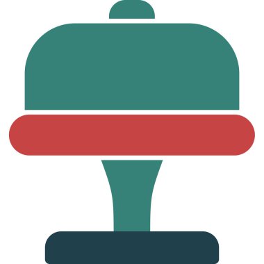 Zil. Web simgesi basit illüstrasyon