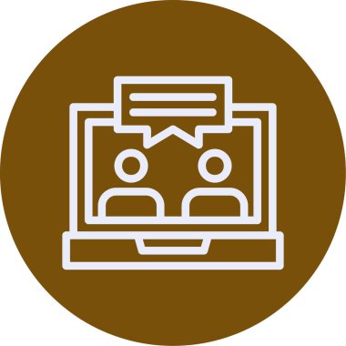 seo modern simgesinin vektör illüstrasyonu