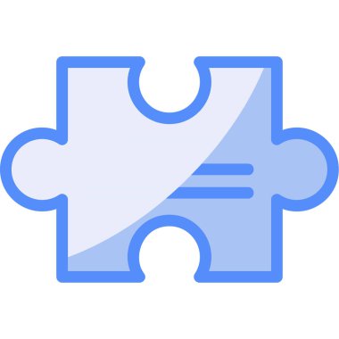 Yapboz simgesi vektörü. yapboz yapboz simgesi