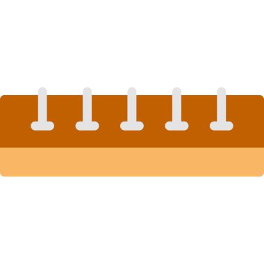 gitar simgesi düz tasarım