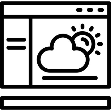 tarayıcı bulut hesaplama simgesi