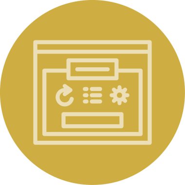 Ağ simgesi. vektör illüstrasyonu