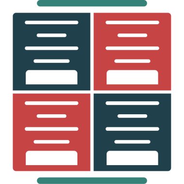 veritabanı simgesi, beyaz arkaplan üzerindeki illüstrasyon vektörü