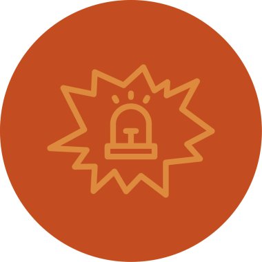 Bir kilit simgesinin vektör illüstrasyonu