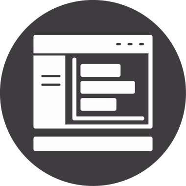 seo modern simgesinin vektör illüstrasyonu