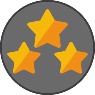 Reyting. Web simgesi basit illüstrasyon