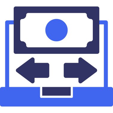 Bilgisayar. Web simgesi basit illüstrasyon