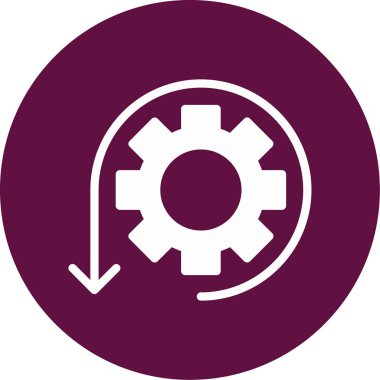 Teçhizat Web simgesi basit illüstrasyon