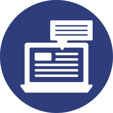 Web sayfası simgesi, vektör illüstrasyonu