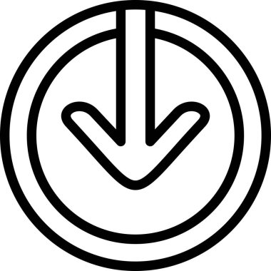 ok simgesi vektör illüstrasyonu