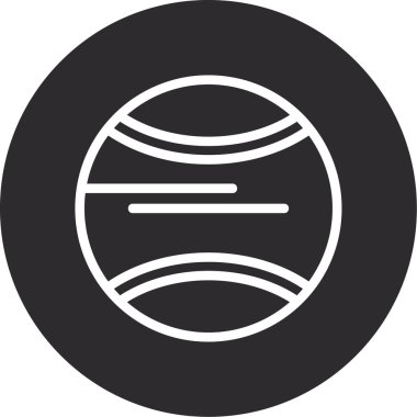 Bir basketbol topunun vektör çizimi