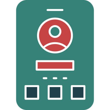 Alarm simgesi vektör illüstrasyonu