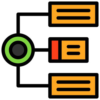 veri analiz veri simgesi doldurulmuş - özet biçimi