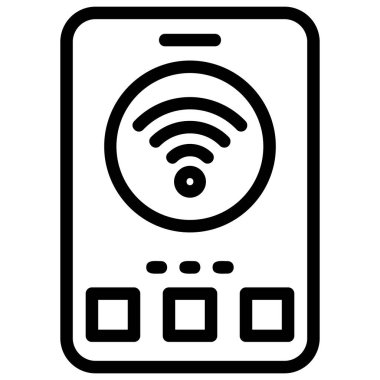 Telefon simgesi vektör illüstrasyonu