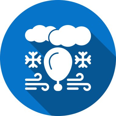 Bir kar simgesinin vektör illüstrasyonu