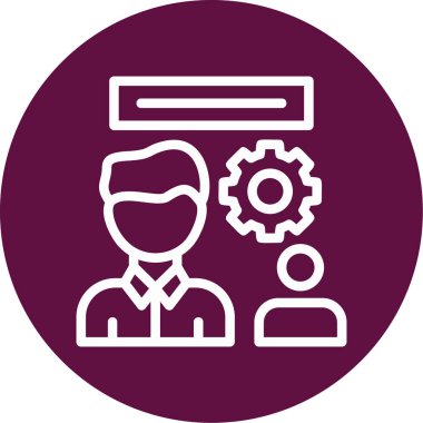 seo modern simgesinin vektör illüstrasyonu