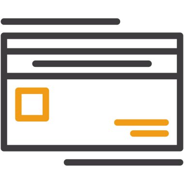 kart simge vektör çizim